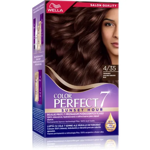 Wella Color Perfect Sunset Hour culoare par 4/35 Reddish Brown 1 buc