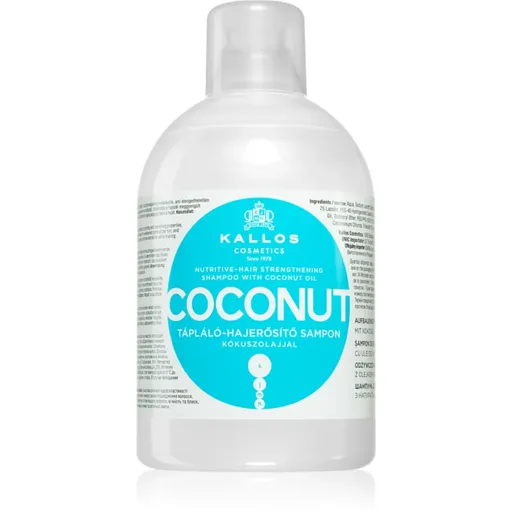 Kallos KJMN Professional Coconut Sampon pentru păr deteriorat 1000 ml