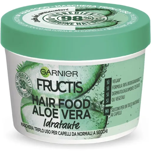 Garnier Fructis Aloe Vera Hair Food Masca hidratanta par cu aloe vera 390 ml