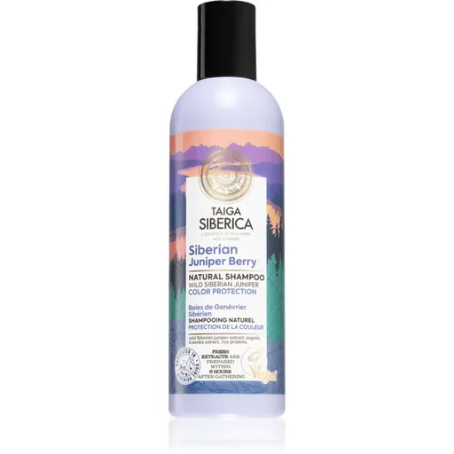 Natura Siberica Taiga Siberica Siberian Juniper Berry șampon pentru protecția părului vopsit 270 ml