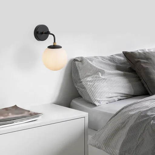 Aplica de perete, Opviq, 942FLG2180, Negru / Antic / Crem