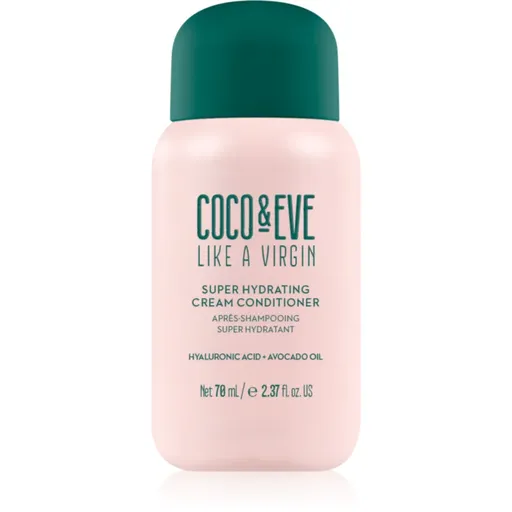 Coco & Eve Like A Virgin Super Hydrating Cream Conditioner balsam hidratant pentru un par stralucitor si catifelat 70 ml