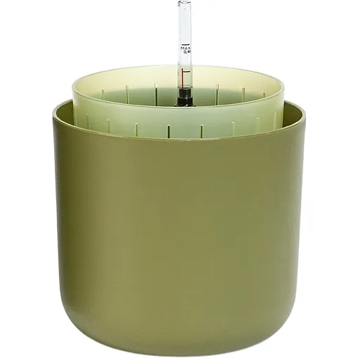 Plastia Ghiveci cu auto-irigare Tolita Air verde,diametru 16 cm, verde, diam. 16 cm