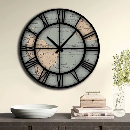 Ceas de perete, 5050MS-007, ø50 cm, Multicolor