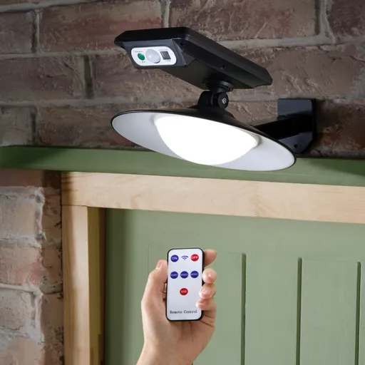 Lampă solară cu senzor de mișcare