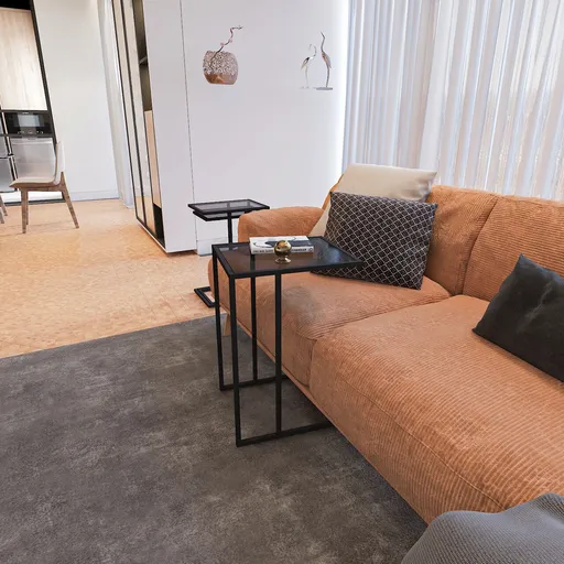 Set masute 3 piese, Hanah Home, İbiza, Negru