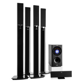 Auna Areal 653 Sistem surround pe 5.1 canale 145W RMS USB Bluetooth SD AUX incl. control de la distanță