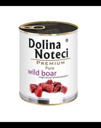 DOLINA NOTECI Premium Pure hrană umedă pentru câini, cu porc mistreț 800g