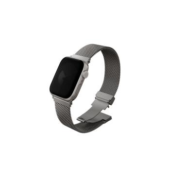 Uniq Dante Pro Apple Watch 42/41/40mm állítható fém óraszíj, ezüst