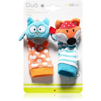 BBLÜV Düo șosete cu zornăitoare Owl / Fox 2 buc