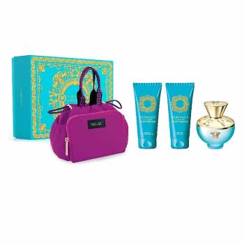 Versace Dylan Turquoise - EDT 100 ml + gel de corp parfumat 100 ml + gel de duș 100 ml + geantă cosmetică