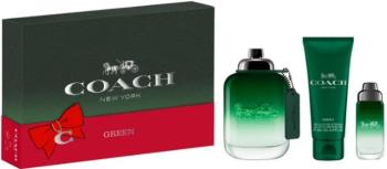 Coach Coach Green - EDT 100 ml + gel de duș 100 ml + EDT 15 ml