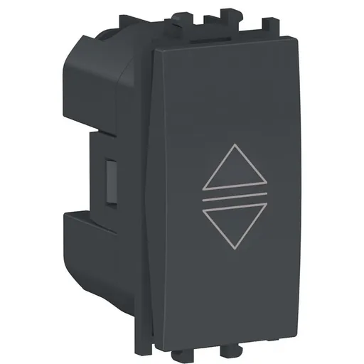 Intrerupator jaluzele 1 modul Schneider Easy Styl LMR0711003, negru
