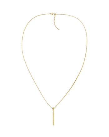Tommy Hilfiger Colier placat cu aur cu pandantiv Linear 2780951