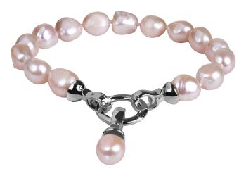 JwL Luxury Pearls Brățară de perle roz autentice JL0556