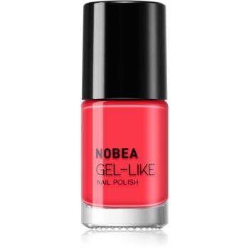 NOBEA Day-to-Day Gel-like Nail Polish lac de unghii cu efect de gel culoare Dragonfruit #N07 6 ml