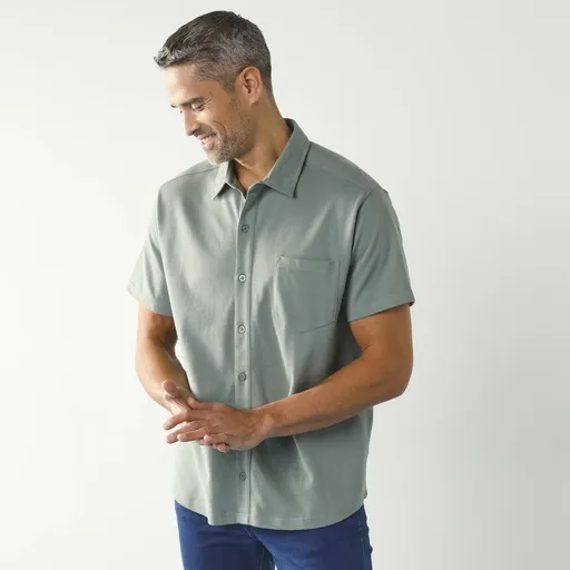 Cămașă cu mânecă scurtă din tricot piqué