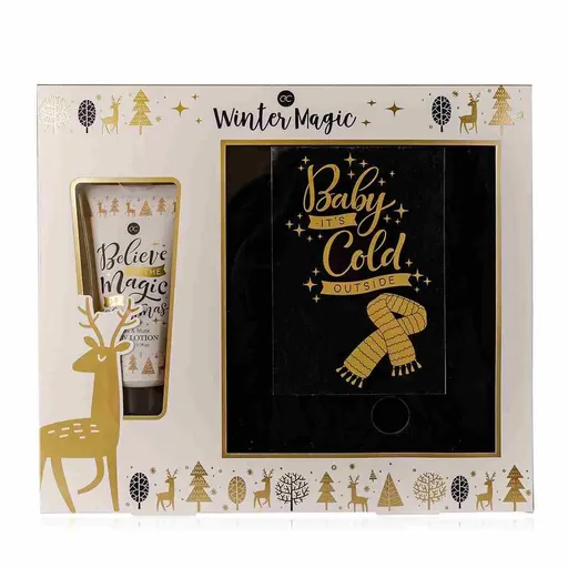 Set wellness WINTER MAGIC + eșarfă tricotată