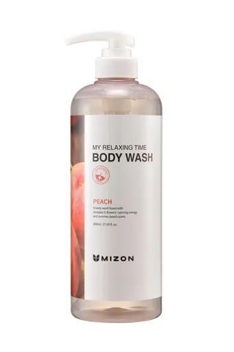 Mizon Gel de duș Peach My Relaxing Time (Body Wash) 800 ml