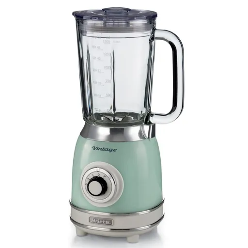 Blender Ariete VINTAGE 2.0 0583/04, 1000W, 1.5 L, 4 lame, 4 viteze + pulse, Zdrobire gheata, Verde