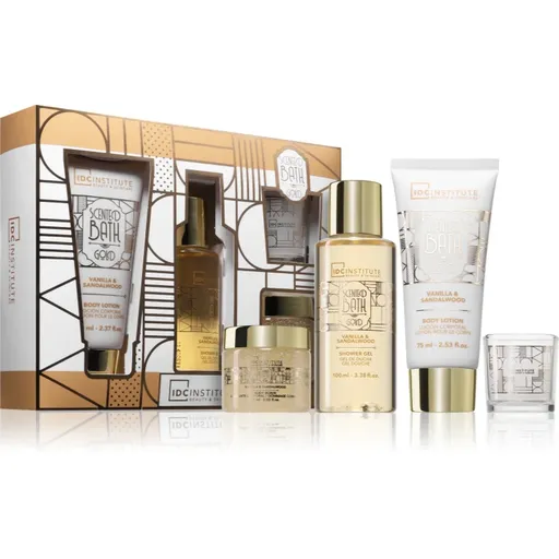 IDC Institute Scented Bath Gold Perfect Bath set cadou pentru femei