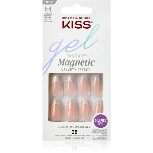 KISS Gel Fantasy High Volume Gel unghii artificiale North Coast 28 buc