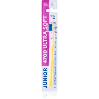 WOOM Toothbrush Junior 4700 Ultra Soft periuță de dinți pentru copii de la 6 ani ultra moale 1 buc