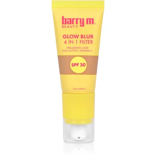 Barry M Glow Blur baza radianta SPF 30 culoare Medium 30 ml