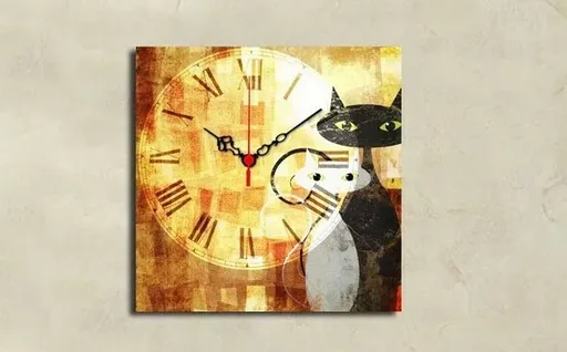 Ceas de perete Cats 2828CS-12 , 28 x 28 cm