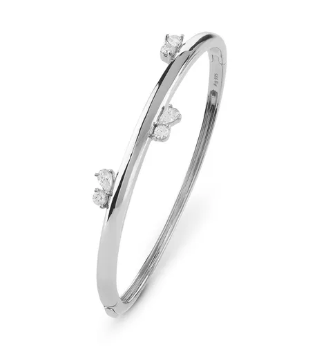 Guess Brățară solidă din argint pentru femei Nuances JSBB04518JWRH 5,5 cm