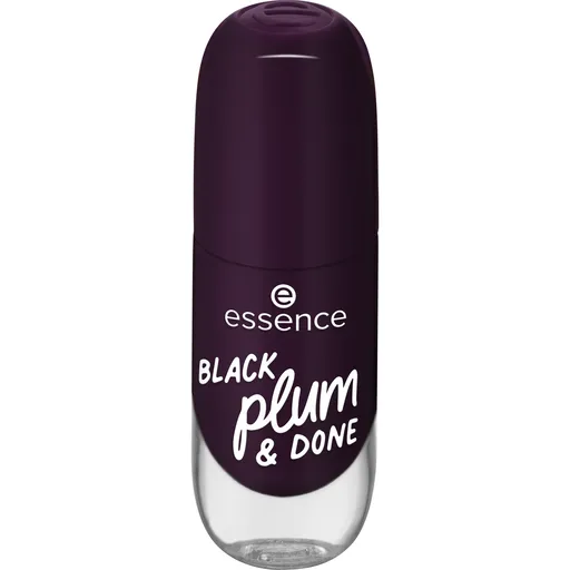 essence Lac de unghii Gel Nail Colour 8 ml 84 BLACK plum