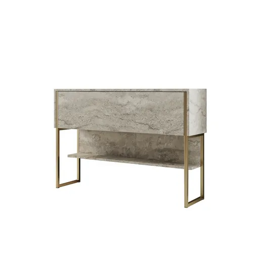 Comodă Luxe Travertine and Gold, bej
