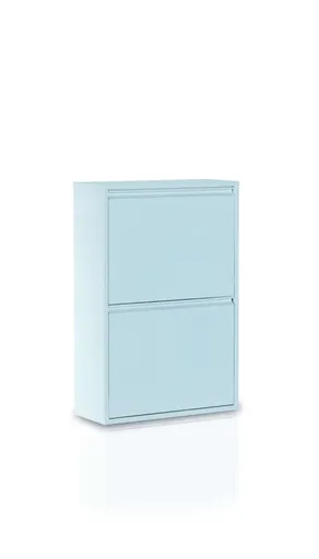 Dulap multifunctional, Hanah Home, Forto 4, 62x92x25 cm, 100% SHEET METAL, Alb