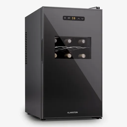 Klarstein Silent Vino 18 Uno, răcitor de vinuri, 46 l / 18 sticle, 5-18 °C, tactil