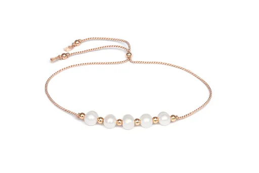Agato Frumoasă brățară tip sfoară cu perle HE02R3RG-LP