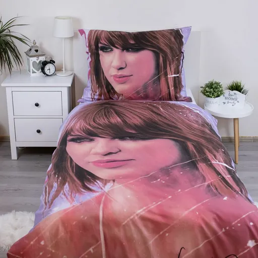 Lenjerie de pat din bumbac Jerry Fabrics Swiftie, 140 x 200 cm, 70 x 90 cm