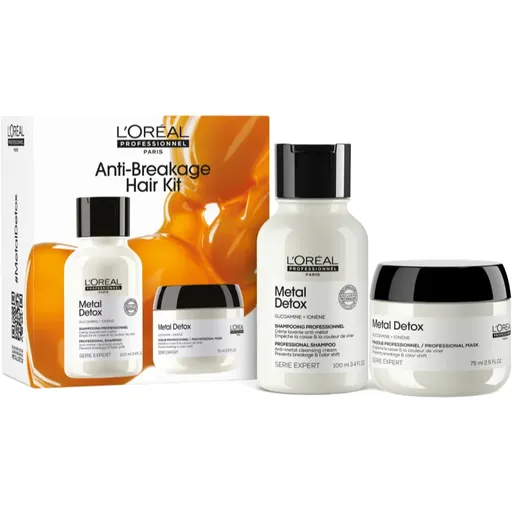 L’Oréal Professionnel Serie Expert Metal Detox set cadou pentru par deteriorat