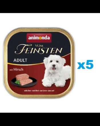 ANIMONDA Vom Feinsten Forest Hrana umeda cu caprioara pentru caini adulti 5 x 150 g