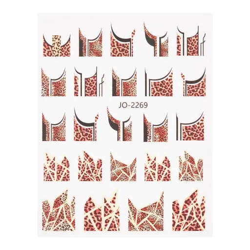 Abtibild unghii 3D JO-2269 Oranjollie