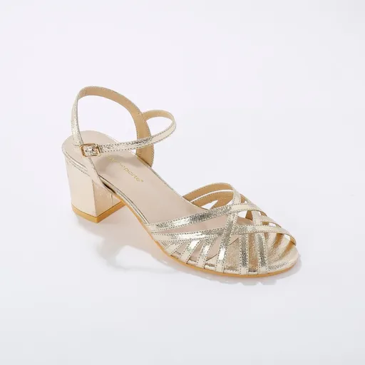 Sandale metalice cu toc