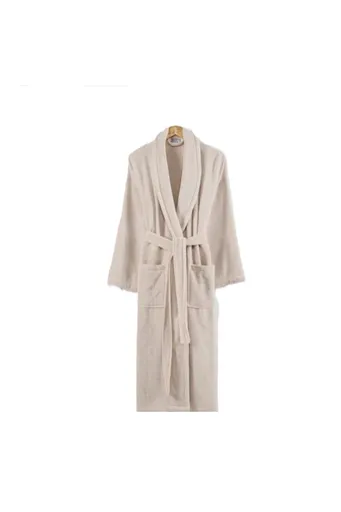 Halat de baie Terry, ET 2000 IMPEX, S/M, bumbac, bej