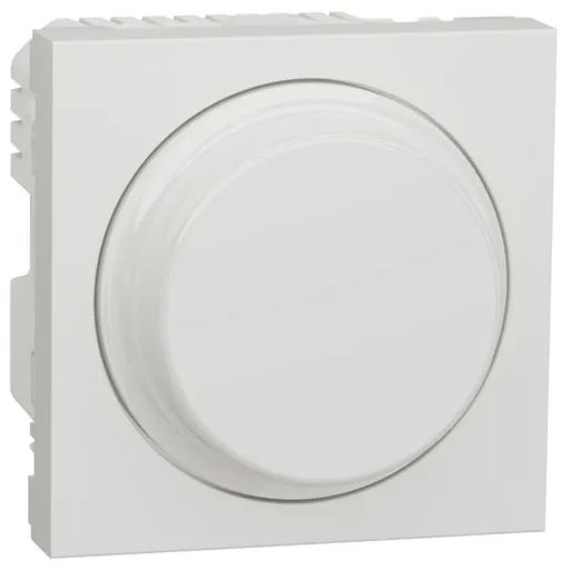 Variator universal rotativ LED 2 module Schneider Noua Unica NU351418, alb
