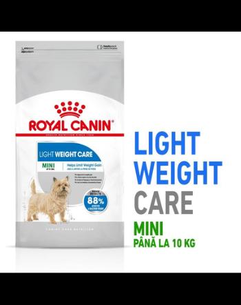 Royal Canin Mini Light Weight Care Adult hrana uscata pentru caini adulti de talie mica, pentru limitarea cresterii in greutate 8 kg