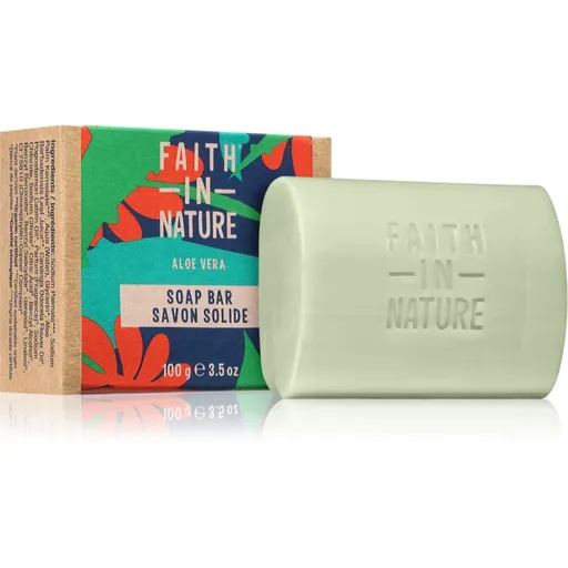Faith In Nature Hand Made Soap Aloe Vera Sapun natural cu aloe vera 100 g