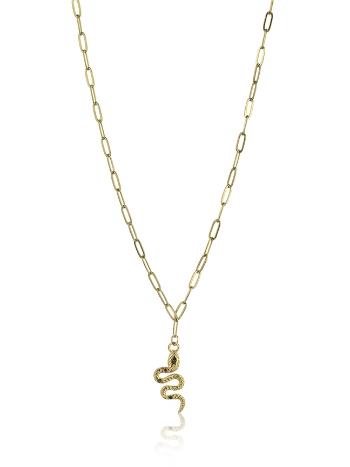 Marc Malone Colier pentru femei placat cu aur Lydia Blue Necklace MCN23022G