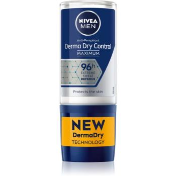 Nivea Men Derma Dry Control deodorant roll-on antiperspirant pentru barbati 50 ml