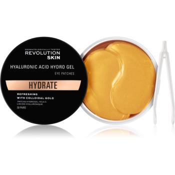 Revolution Skincare Gold Hydrogel masca hidrogel pentru ochi cu aur 60 buc