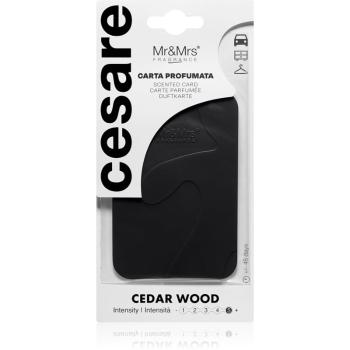 Mr & Mrs Fragrance Cesare Cedar Wood card parfumat 1 buc