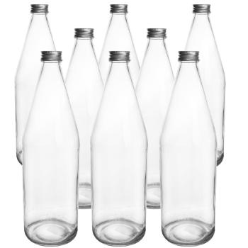 Set borcane din sticlă Orion Edensaft, cu capac, 0,7 l, 8 buc.