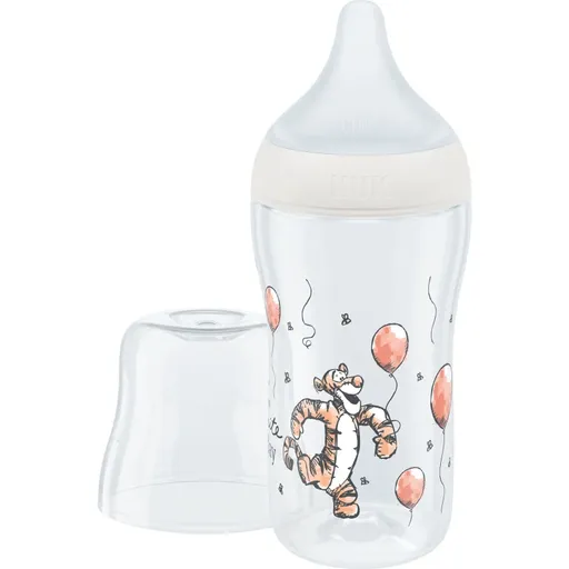 NUK Perfect Match Disney biberon cu controlul temperaturii Tiger 3m+ 260 ml